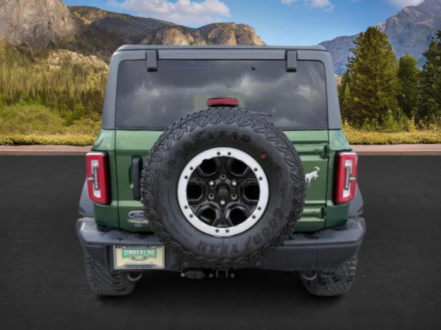 2022 GREEN /Black Onyx Ford Bronco (1FMEE5DPXNL) with an EcoBoost 27L V-6 portdirect injection engine, Automatic transmission, located at 1175 N Woodruff Ave, Idaho Falls, ID, 83401, 43.506901, -111.999657 - At Timberline Auto, finding a great deal on your next vehicle is always easy! Our experienced sales staff's goal is to help find you the right vehicle at the right price! Our knowledgeable finance department has options for almost any credit score. We offer extended service contract options to prote - Photo#4