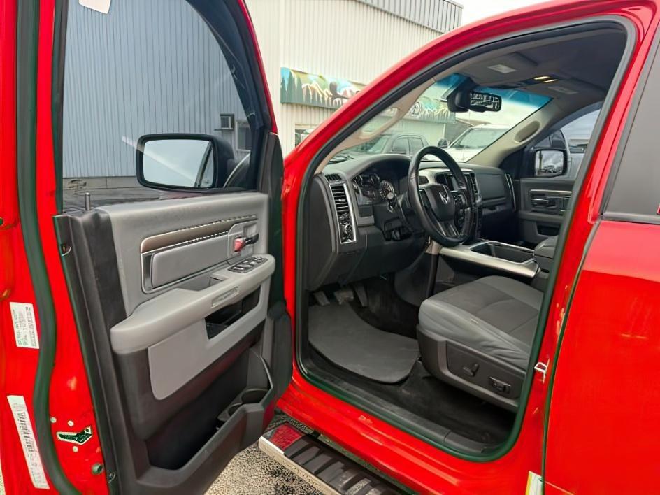 2016 RED /Diesel Grey/Black Ram 1500 (1C6RR7LG6GS) with an Pentastar 36L V-6 DOHC engine, Automatic transmission, located at 1175 N Woodruff Ave, Idaho Falls, ID, 83401, 43.506901, -111.999657 - 2016 Ram 1500 4x4 Crew Cab powered by a 3.6L V6 engine paired with an automatic transmission. Full-size pickup built for everyday driving, towing, and jobsite use with proven Ram durability and capability. Features include touchscreen, Bluetooth connectivity, rearview camera, cruise control, power w- Photo#11