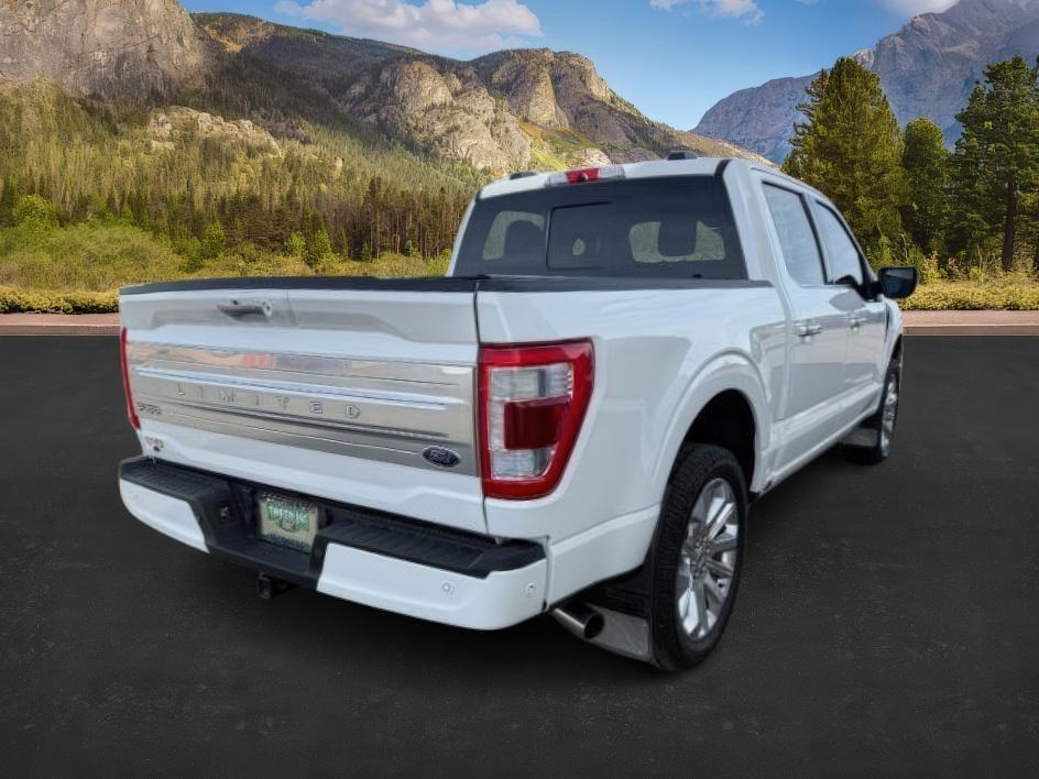 2021 WHITE /Admiral Blue Ford F-150 Limited (1FTFW1E86MF) with an EcoBoost 3.5L V-6 port/direct injection engine, AUTOMATIC transmission, located at 1235 N Woodruff Ave., Idaho Falls, 83401, (208) 523-1053, 43.507172, -112.000488 - At Timberline Auto, finding a great deal on your next vehicle is always easy! Our experienced sales staff's goal is to help find you the right vehicle at the right price! Our knowledgeable finance department has options for almost any credit score. We offer extended service contract options to prote- Photo#5