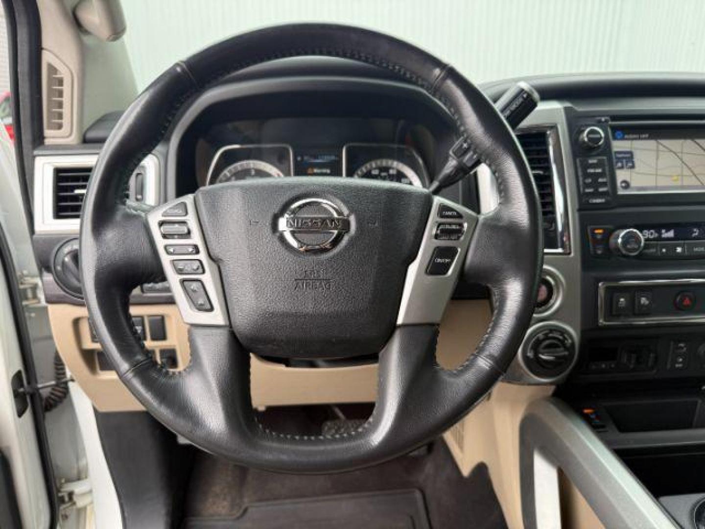 2017 WHITE /LEATHER Nissan Titan XD (1N6BA1F42HN) with an 50L V8 TURBO engine, Automatic transmission, located at 1175 N Woodruff Ave, Idaho Falls, ID, 83401, 43.506901, -111.999657 - Photo#38