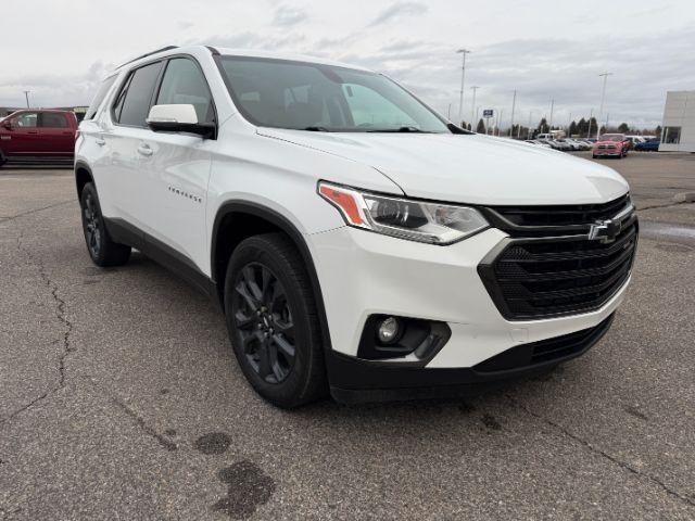 2019 Summit White /Jet Black Chevrolet Traverse (1GNEVJKW1KJ) with an 36L V-6 gasoline direct injection engine, Automatic transmission, located at 1175 N Woodruff Ave, Idaho Falls, ID, 83401, 43.506901, -111.999657 - At Timberline Auto, finding a great deal on your next vehicle is always easy! Our experienced sales staff's goal is to help find you the right vehicle at the right price! Our knowledgeable finance department has options for almost any credit score. We offer extended service contract options to prote- Photo#39