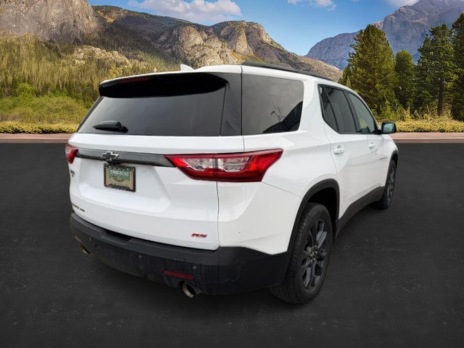 2019 Summit White /Jet Black Chevrolet Traverse (1GNEVJKW1KJ) with an 36L V-6 gasoline direct injection engine, Automatic transmission, located at 1175 N Woodruff Ave, Idaho Falls, ID, 83401, 43.506901, -111.999657 - At Timberline Auto, finding a great deal on your next vehicle is always easy! Our experienced sales staff's goal is to help find you the right vehicle at the right price! Our knowledgeable finance department has options for almost any credit score. We offer extended service contract options to prote- Photo#8