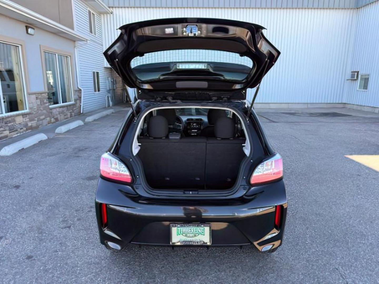 2022 BLACK /Black Mitsubishi Mirage (ML32AUHJ3NH) with an 12L I-3 DOHC engine, Automatic transmission, located at 1175 N Woodruff Ave, Idaho Falls, ID, 83401, 43.506901, -111.999657 - At Timberline Auto, finding a great deal on your next vehicle is always easy! Our experienced sales staff's goal is to help find you the right vehicle at the right price! Our knowledgeable finance department has options for almost any credit score. We offer extended service contract options to prote - Photo#4