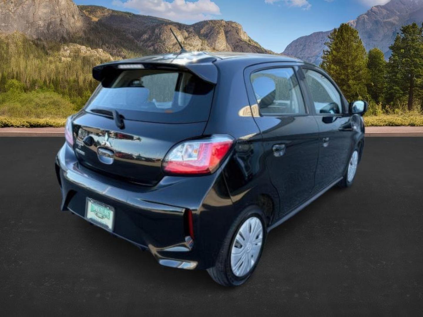 2022 BLACK /Black Mitsubishi Mirage (ML32AUHJ3NH) with an 12L I-3 DOHC engine, Automatic transmission, located at 1175 N Woodruff Ave, Idaho Falls, ID, 83401, 43.506901, -111.999657 - At Timberline Auto, finding a great deal on your next vehicle is always easy! Our experienced sales staff's goal is to help find you the right vehicle at the right price! Our knowledgeable finance department has options for almost any credit score. We offer extended service contract options to prote - Photo#6