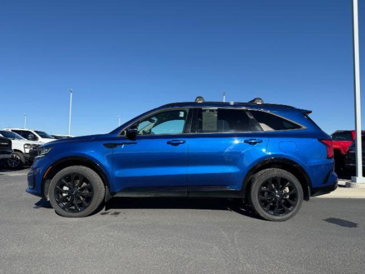2021 BLUE /Black KIA Sorento (5XYRKDLF5MG) with an 25L I-4 portdirect injection engine, Automatic transmission, located at 1175 N Woodruff Ave, Idaho Falls, ID, 83401, 43.506901, -111.999657 - Photo#1
