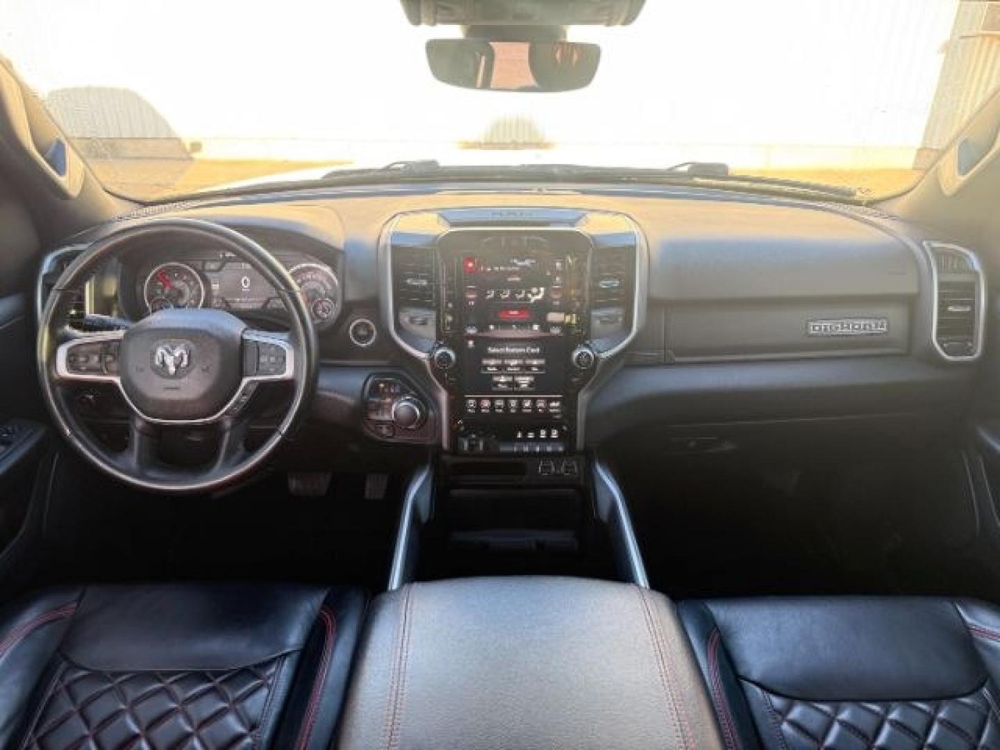 2021 BLACK /Diesel Gray/Black Ram 1500 Big Horn Crew Cab 4x4 5'7 Box (1C6SRFFT5MN) with an HEMI 5.7L V-8 variable valve control engine, AUTOMATIC transmission, located at 1235 N Woodruff Ave., Idaho Falls, 83401, (208) 523-1053, 43.507172, -112.000488 - At Timberline Auto, finding a great deal on your next vehicle is always easy! Our experienced sales staff's goal is to help find you the right vehicle at the right price! Our knowledgeable finance department has options for almost any credit score. We offer extended service contract options to prote - Photo#26