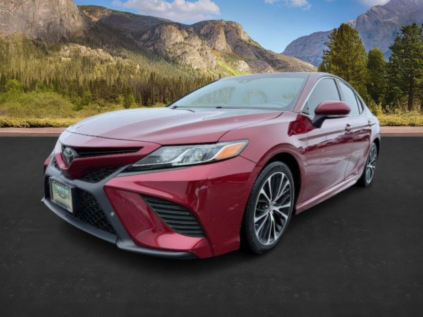 2018 RED /Black Toyota Camry (4T1B11HK6JU) with an 25L I-4 portdirect injection engine, Automatic transmission, located at 1175 N Woodruff Ave, Idaho Falls, ID, 83401, 43.506901, -111.999657 - At Timberline Auto, finding a great deal on your next vehicle is always easy! Our experienced sales staff's goal is to help find you the right vehicle at the right price! Our knowledgeable finance department has options for almost any credit score. We offer extended service contract options to prote - Photo#0