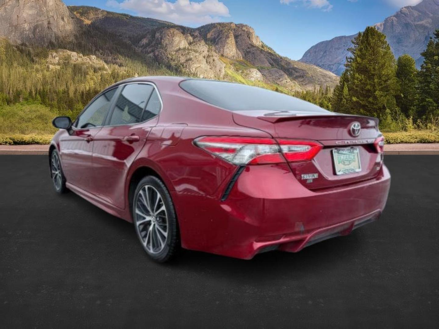 2018 RED /Black Toyota Camry (4T1B11HK6JU) with an 25L I-4 portdirect injection engine, Automatic transmission, located at 1175 N Woodruff Ave, Idaho Falls, ID, 83401, 43.506901, -111.999657 - At Timberline Auto, finding a great deal on your next vehicle is always easy! Our experienced sales staff's goal is to help find you the right vehicle at the right price! Our knowledgeable finance department has options for almost any credit score. We offer extended service contract options to prote - Photo#2