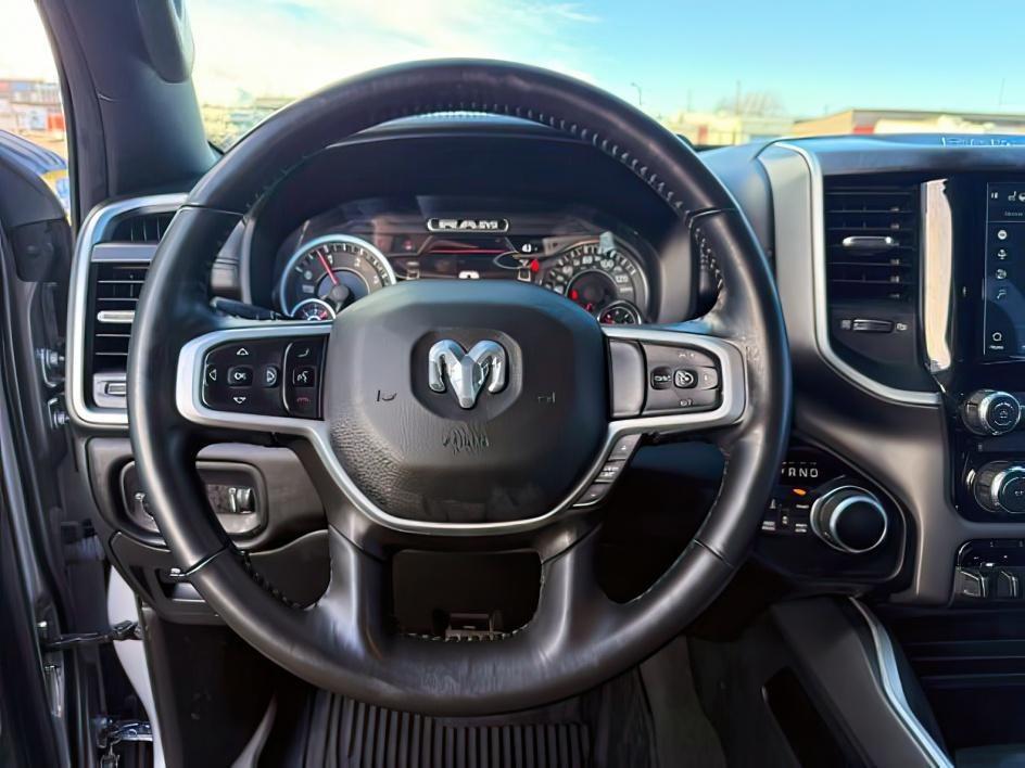 2023 SILVER /Diesel Gray/Black Ram 1500 (1C6SRFFM3PN) with an EcoDiesel 3L V-6 diesel direct injection engine, Automatic transmission, located at 1175 N Woodruff Ave, Idaho Falls, ID, 83401, 43.506901, -111.999657 - This 2023 Ram 1500 delivers strong everyday capability with a refined balance of power, comfort, and efficiency. Powered by a proven 3.6L Pentastar V6 with eTorque mild-hybrid assistance and paired to an 8-speed automatic transmission, it provides smooth acceleration, confident highway performance,- Photo#13