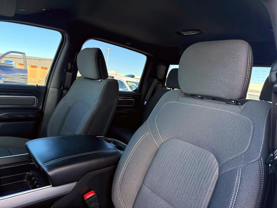 2023 SILVER /Diesel Gray/Black Ram 1500 (1C6SRFFM3PN) with an EcoDiesel 3L V-6 diesel direct injection engine, Automatic transmission, located at 1175 N Woodruff Ave, Idaho Falls, ID, 83401, 43.506901, -111.999657 - This 2023 Ram 1500 delivers strong everyday capability with a refined balance of power, comfort, and efficiency. Powered by a proven 3.6L Pentastar V6 with eTorque mild-hybrid assistance and paired to an 8-speed automatic transmission, it provides smooth acceleration, confident highway performance,- Photo#19