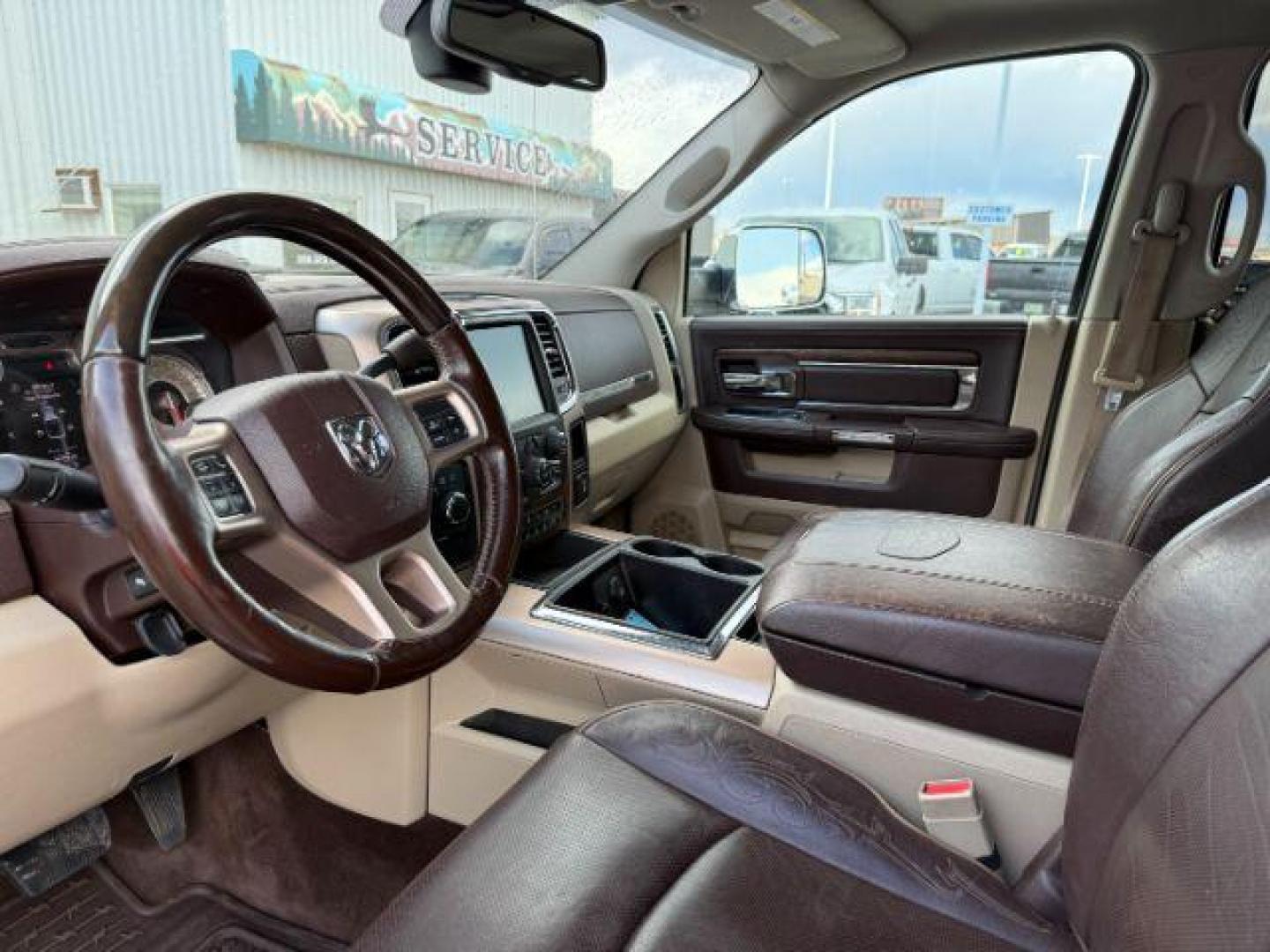 2013 Bright White Clearcoat /Light Frost Beige/Canyon Brown Ram 2500 (3C6UR5GL1DG) with an Cummins 67L I-6 diesel direct injection engine, Automatic transmission, located at 1175 N Woodruff Ave, Idaho Falls, ID, 83401, 43.506901, -111.999657 - At Timberline Auto, finding a great deal on your next vehicle is always easy! Our experienced sales staff's goal is to help find you the right vehicle at the right price! Our knowledgeable finance department has options for almost any credit score. We offer extended service contract options to prote - Photo#43