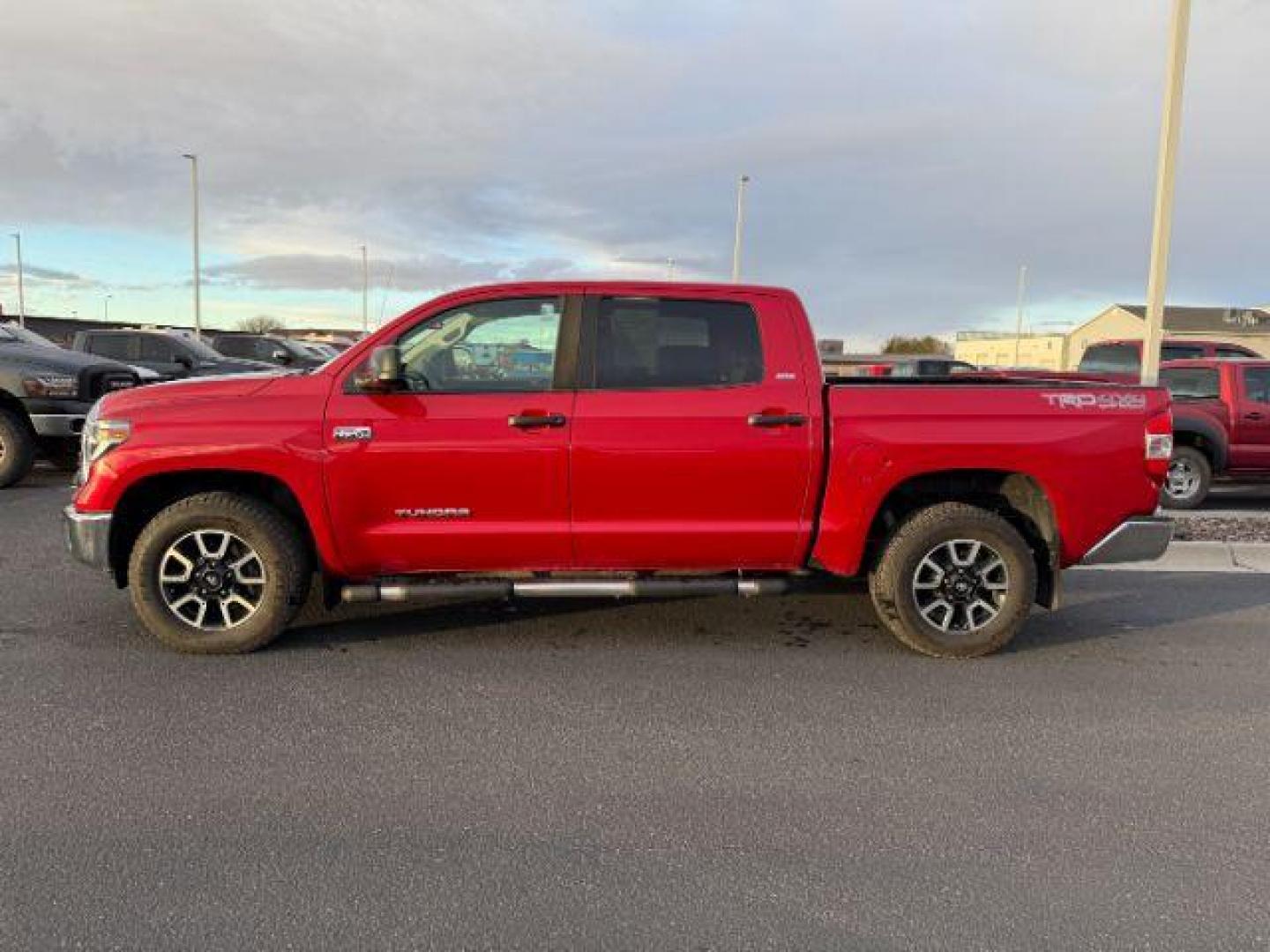 2018 RED /Graphite Toyota Tundra (5TFDY5F11JX) with an I-FORCE 57L V-8 DOHC engine, Automatic transmission, located at 1175 N Woodruff Ave, Idaho Falls, ID, 83401, 43.506901, -111.999657 - At Timberline Auto, finding a great deal on your next vehicle is always easy! Our experienced sales staff's goal is to help find you the right vehicle at the right price! Our knowledgeable finance department has options for almost any credit score. We offer extended service contract options to prote - Photo#1
