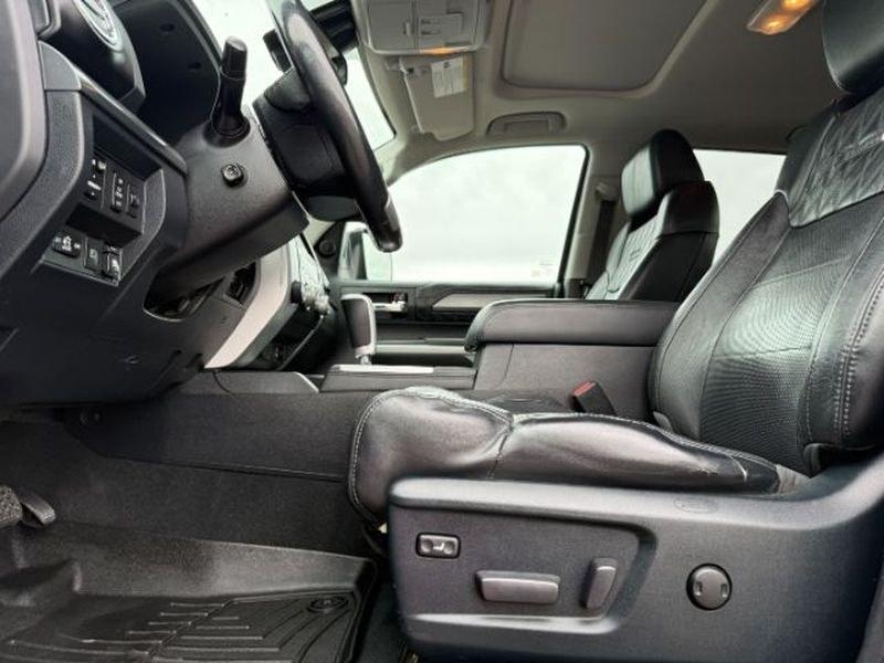 2018 Midnight Black Metallic /Black Toyota Tundra Platinum (5TFAY5F14JX) with an V8, 5.7L engine, 6-speed automatic transmission, located at 1175 N Woodruff Ave, Idaho Falls, ID, 83401, 43.506901, -111.999657 - <b>Vehicle Details</b><br>This 2018 Toyota Tundra Platinum 4WD delivers the strong capability, premium comfort, and proven durability drivers want in a full-size pickup. Powered by a V8 5.7L gasoline engine, this Toyota Tundra is built to handle tough towing, hauling, and everyday driving with confi- Photo#11
