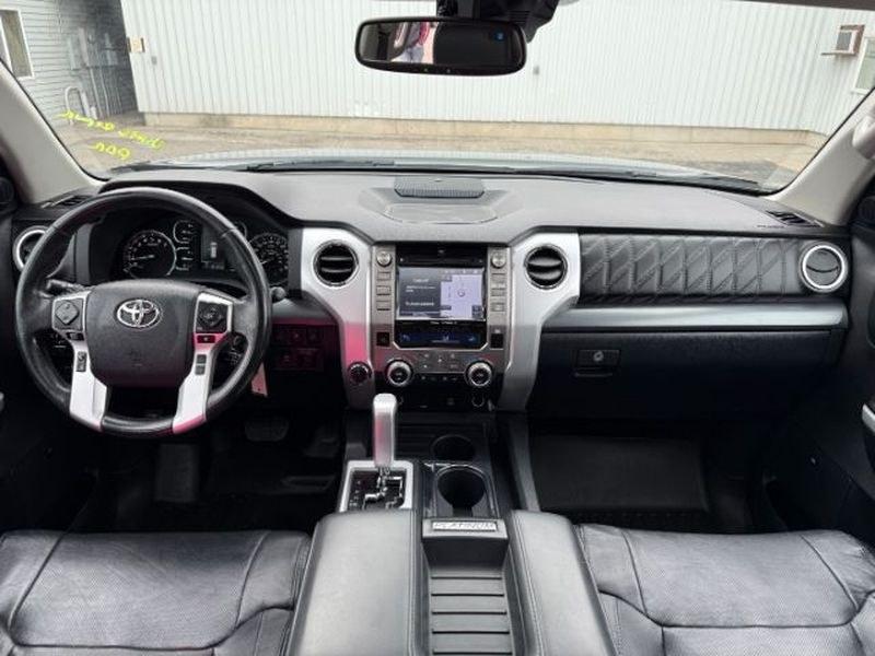 2018 Midnight Black Metallic /Black Toyota Tundra Platinum (5TFAY5F14JX) with an V8, 5.7L engine, 6-speed automatic transmission, located at 1175 N Woodruff Ave, Idaho Falls, ID, 83401, 43.506901, -111.999657 - <b>Vehicle Details</b><br>This 2018 Toyota Tundra Platinum 4WD delivers the strong capability, premium comfort, and proven durability drivers want in a full-size pickup. Powered by a V8 5.7L gasoline engine, this Toyota Tundra is built to handle tough towing, hauling, and everyday driving with confi- Photo#21