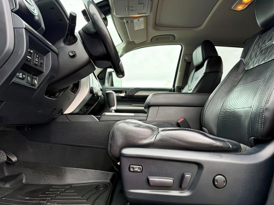 2018 BLACK /LEATHER Toyota Tundra (5TFAY5F14JX) with an I-FORCE 57L V-8 DOHC engine, Automatic transmission, located at 1175 N Woodruff Ave, Idaho Falls, ID, 83401, 43.506901, -111.999657 - At Timberline Auto, finding a great deal on your next vehicle is always easy! Our experienced sales staff's goal is to help find you the right vehicle at the right price! Our knowledgeable finance department has options for almost any credit score. We offer extended service contract options to prote- Photo#12