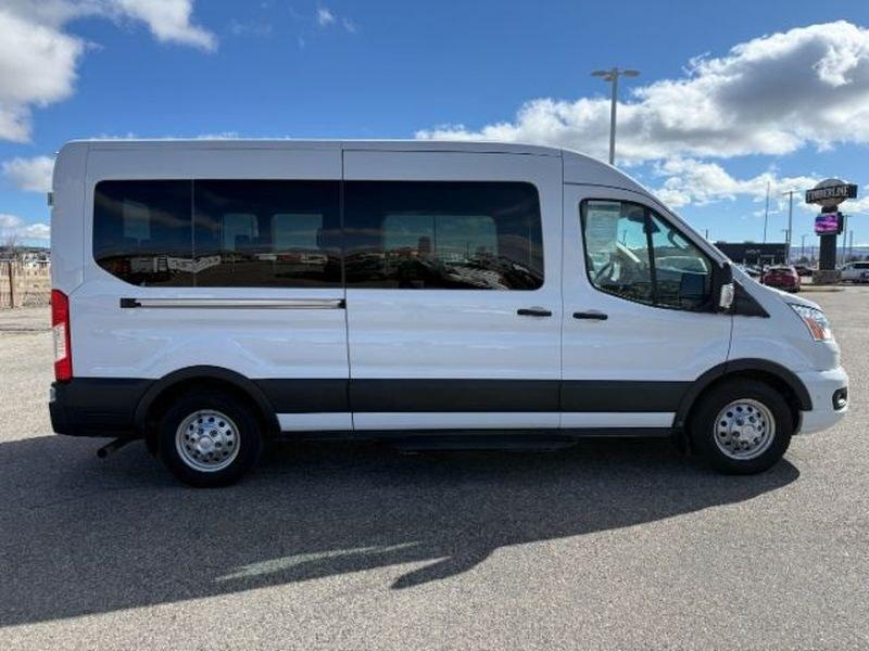 2022 Oxford White /Ebony Ford Transit Wagon XLT (1FBAX9C82NK) with an V6, 3.5L engine, 10-speed automatic transmission, located at 1175 N Woodruff Ave, Idaho Falls, ID, 83401, 43.506901, -111.999657 - <b>Vehicle Details</b><br>Discover the versatility and confidence of this pre-owned 2022 Ford Transit Wagon T-350 Med Roof Slide XL, a smart choice for families, shuttle service, or business use. With only 47,829 miles, this spacious passenger van delivers the capability you need with the comfort yo- Photo#7