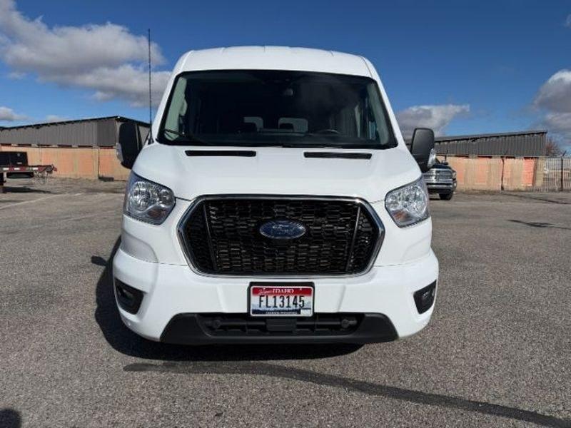 2022 Oxford White /Ebony Ford Transit Wagon XLT (1FBAX9C82NK) with an V6, 3.5L engine, 10-speed automatic transmission, located at 1175 N Woodruff Ave, Idaho Falls, ID, 83401, 43.506901, -111.999657 - <b>Vehicle Details</b><br>Discover the versatility and confidence of this pre-owned 2022 Ford Transit Wagon T-350 Med Roof Slide XL, a smart choice for families, shuttle service, or business use. With only 47,829 miles, this spacious passenger van delivers the capability you need with the comfort yo- Photo#9
