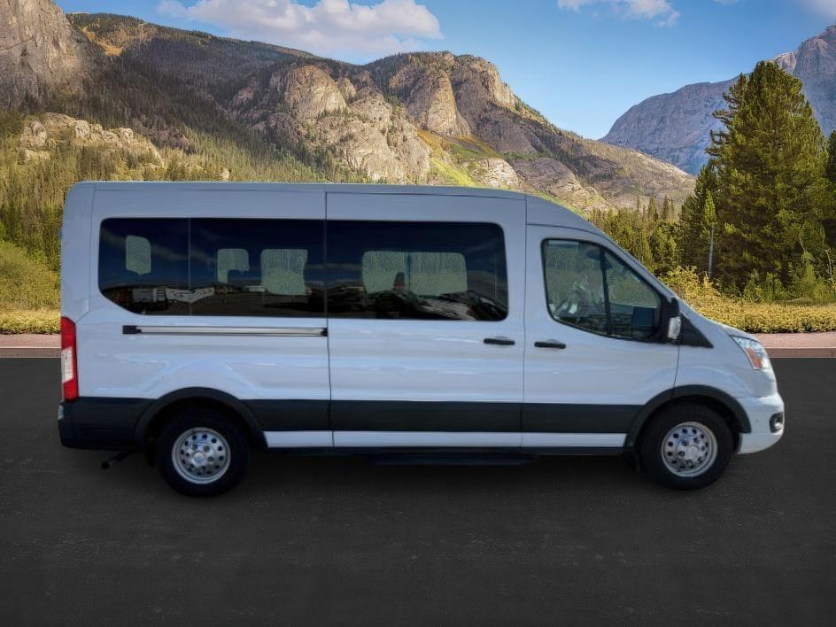 2022 Oxford White /Ebony Ford Transit Wagon XLT (1FBAX9C82NK) with an V6, 3.5L engine, 10-speed automatic transmission, located at 1175 N Woodruff Ave, Idaho Falls, ID, 83401, 43.506901, -111.999657 - <b>Vehicle Details</b><br>Discover the versatility and confidence of this pre-owned 2022 Ford Transit Wagon T-350 Med Roof Slide XL, a smart choice for families, shuttle service, or business use. With only 47,829 miles, this spacious passenger van delivers the capability you need with the comfort yo- Photo#29