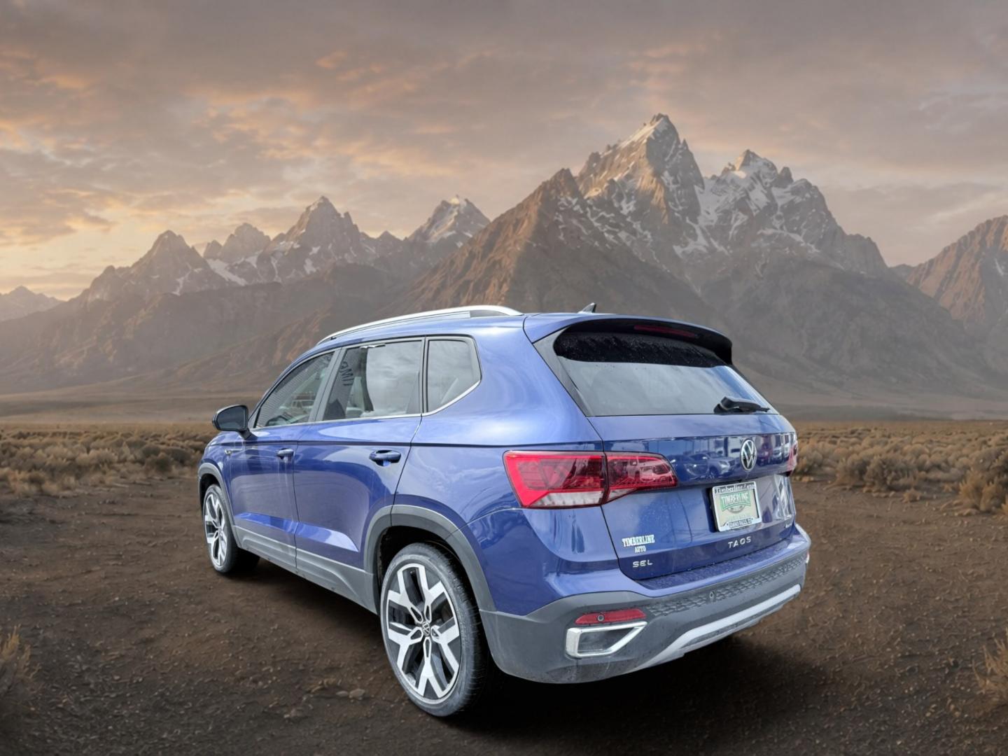 2022 Cornflower Blue /Gray/Black Volkswagen Taos SEL (3VV2X7B2XNM) with an 4 Cyl, 1.5L engine, 7-speed auto-shift manual transmission, located at 1175 N Woodruff Ave, Idaho Falls, ID, 83401, 43.506901, -111.999657 - <b>Vehicle Details</b><br>Looking for a stylish, capable SUV in Idaho Falls, ID? This pre-owned 2022 Volkswagen Taos SEL 4Motion delivers the comfort, technology, and confidence you want in a premium compact crossover. Equipped with AWD and a 4-cylinder, 1.5L gasoline engine, the Volkswagen Taos is- Photo#2