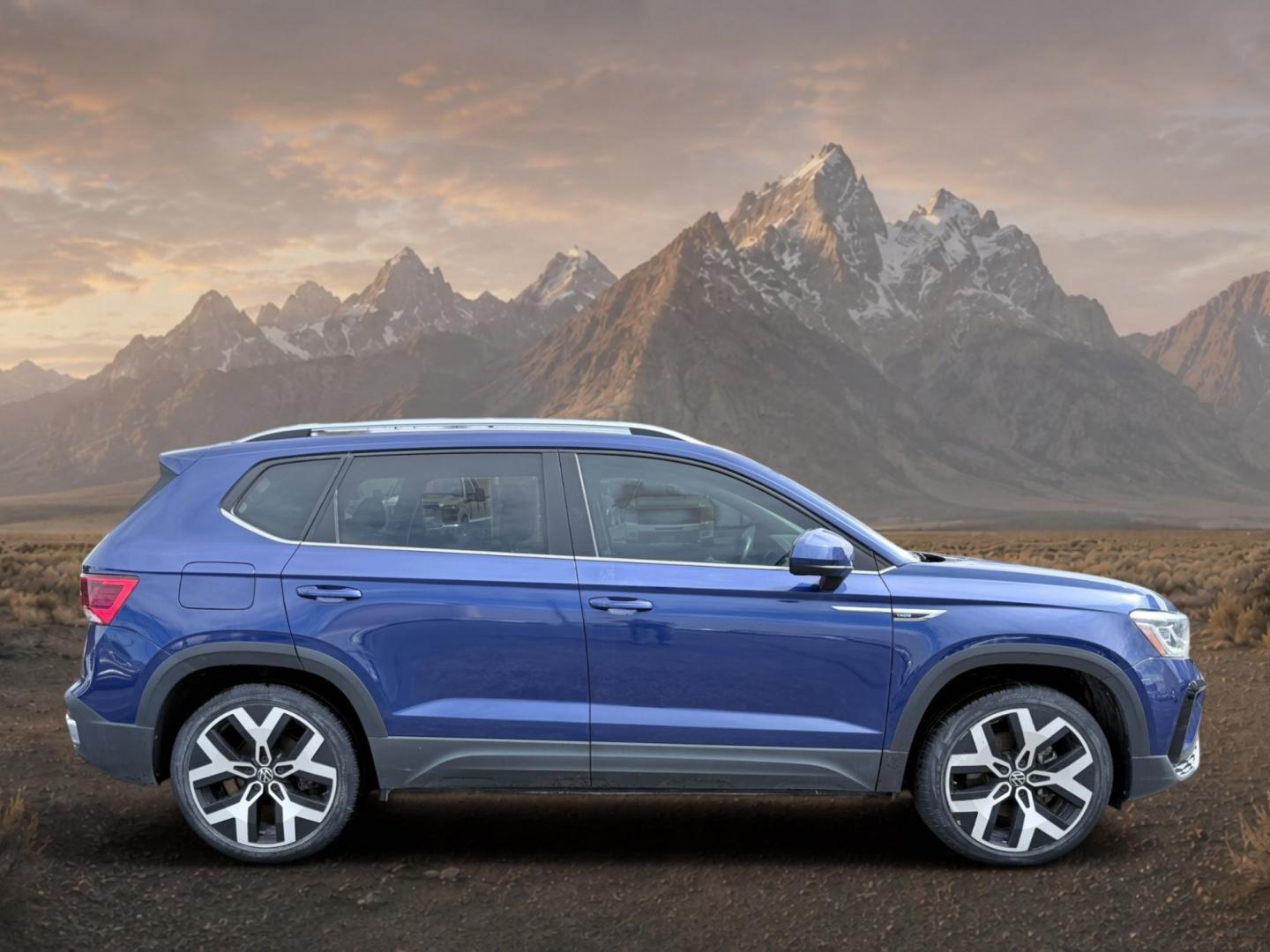 2022 Cornflower Blue /Gray/Black Volkswagen Taos SEL (3VV2X7B2XNM) with an 4 Cyl, 1.5L engine, 7-speed auto-shift manual transmission, located at 1175 N Woodruff Ave, Idaho Falls, ID, 83401, 43.506901, -111.999657 - <b>Vehicle Details</b><br>Looking for a stylish, capable SUV in Idaho Falls, ID? This pre-owned 2022 Volkswagen Taos SEL 4Motion delivers the comfort, technology, and confidence you want in a premium compact crossover. Equipped with AWD and a 4-cylinder, 1.5L gasoline engine, the Volkswagen Taos is- Photo#5