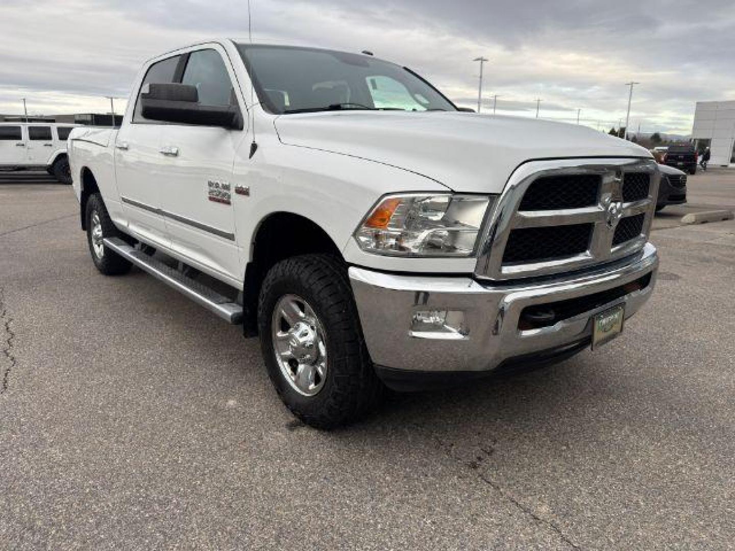 2015 Bright White Clearcoat /Diesel Gray/Black Ram 2500 SLT (3C6UR5DJ5FG) with an HEMI 6.4L V-8 VVT variable valve control engine, AUTOMATIC transmission, located at 1235 N Woodruff Ave., Idaho Falls, 83401, (208) 523-1053, 43.507172, -112.000488 - At Timberline Auto, finding a great deal on your next vehicle is always easy! Our experienced sales staff's goal is to help find you the right vehicle at the right price! Our knowledgeable finance department has options for almost any credit score. We offer extended service contract options to prote - Photo#30