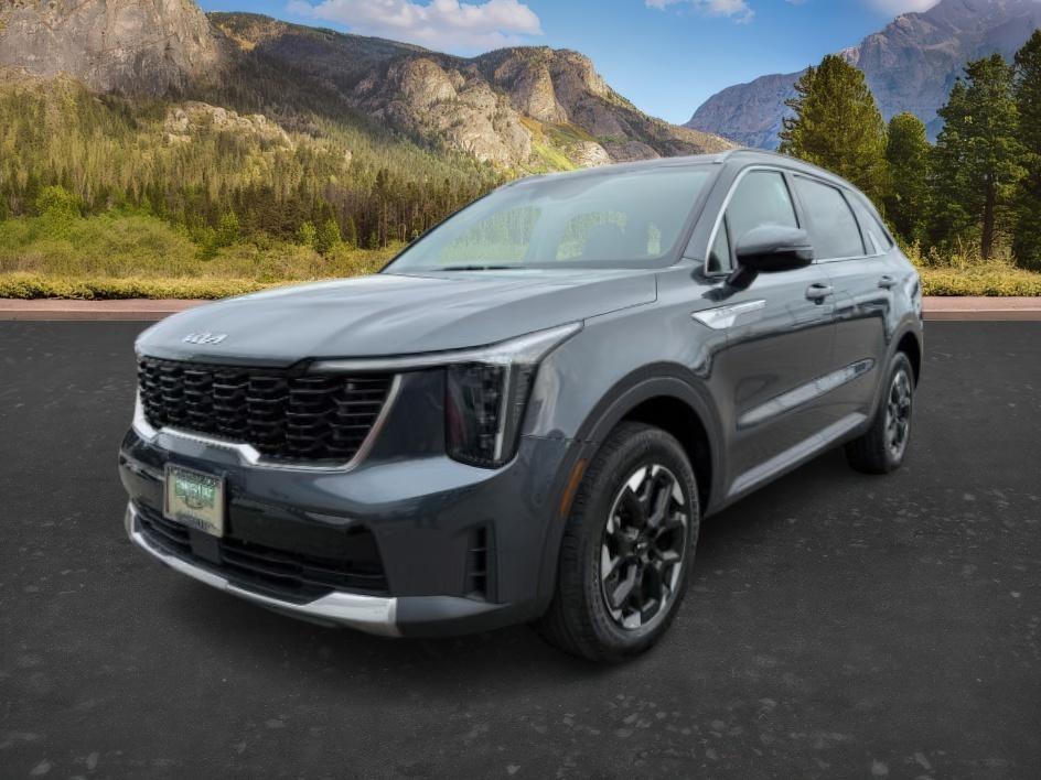 2024 GRAY /Black Kia Sorento S (5XYRLDJC9RG) with an 2.5L I-4 port/direct injection engine, AUTOMATIC transmission, located at 1235 N Woodruff Ave., Idaho Falls, 83401, (208) 523-1053, 43.507172, -112.000488 - 2024 Kia Sorento AWD powered by a 2.5L 4-cylinder engine paired with an 8-speed automatic transmission. Midsize SUV offering solid everyday performance, smooth shifting, and all-weather traction for Idaho driving conditions. Features include touchscreen infotainment, Bluetooth connectivity, Apple Ca- Photo#0