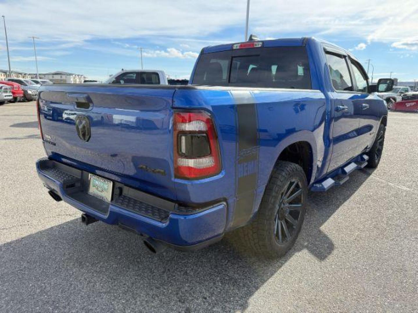 2019 BLUE /Black Ram 1500 (1C6SRFLT0KN) with an HEMI 57L V-8 variable valve control engine, Automatic transmission, located at 1175 N Woodruff Ave, Idaho Falls, ID, 83401, 43.506901, -111.999657 - At Timberline Auto, finding a great deal on your next vehicle is always easy! Our experienced sales staff's goal is to help find you the right vehicle at the right price! Our knowledgeable finance department has options for almost any credit score. We offer extended service contract options to prote - Photo#31