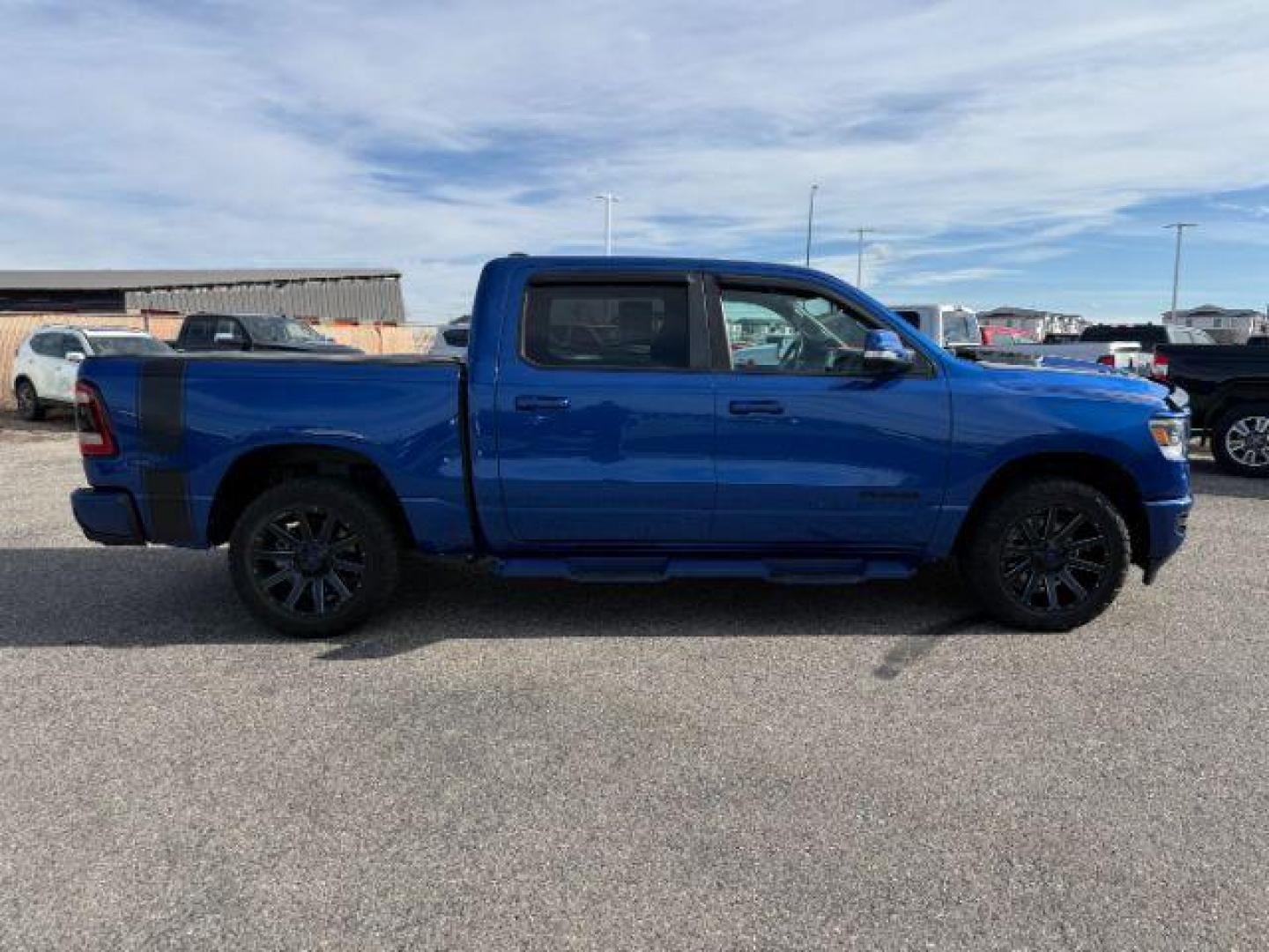 2019 BLUE /Black Ram 1500 (1C6SRFLT0KN) with an HEMI 57L V-8 variable valve control engine, Automatic transmission, located at 1175 N Woodruff Ave, Idaho Falls, ID, 83401, 43.506901, -111.999657 - At Timberline Auto, finding a great deal on your next vehicle is always easy! Our experienced sales staff's goal is to help find you the right vehicle at the right price! Our knowledgeable finance department has options for almost any credit score. We offer extended service contract options to prote - Photo#32
