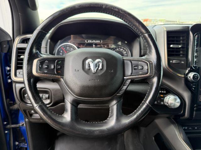 2019 BLUE /Black Ram 1500 Rebel (1C6SRFLT0KN) with an HEMI 5.7L V-8 variable valve control engine, AUTOMATIC transmission, located at 1235 N Woodruff Ave., Idaho Falls, 83401, (208) 523-1053, 43.507172, -112.000488 - This 2019 Ram 1500 HEMI Sport stands out instantly with its eye-catching blue finish paired with matching blue Fuel wheels that give it a bold, custom street presence. Powered by a 5.7L HEMI V8, it brings strong, responsive performance that fits just as well for daily driving as it does for hauling- Photo#40