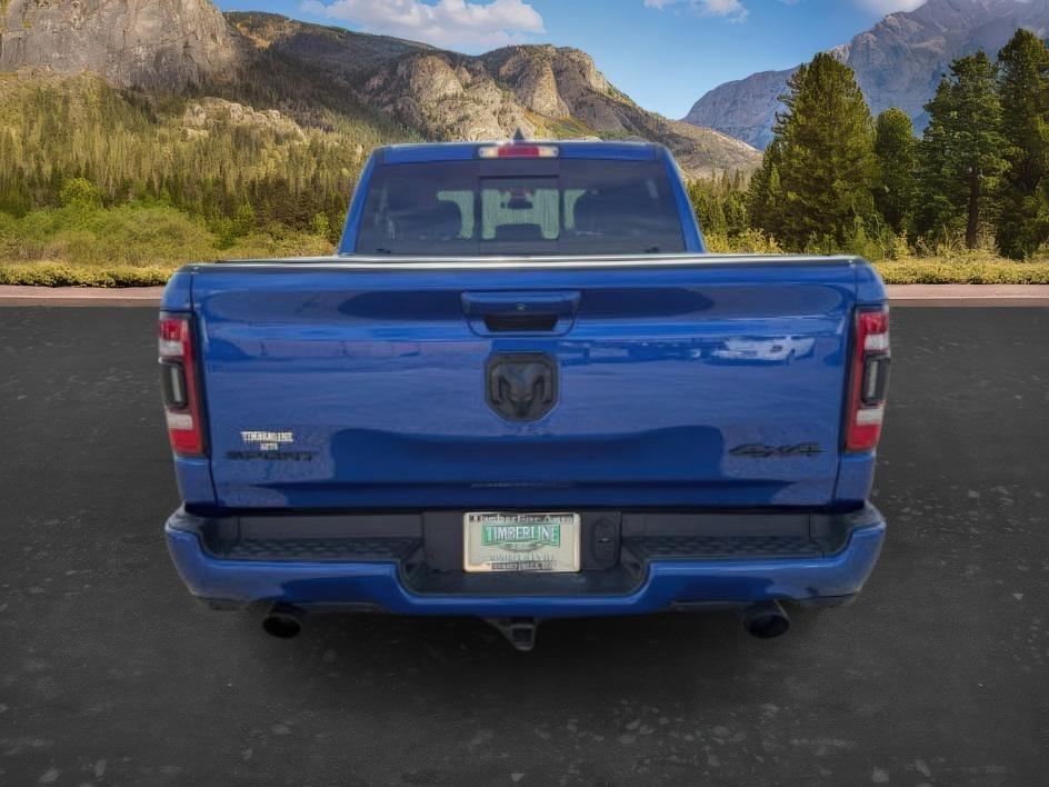 2019 BLUE /Black Ram 1500 Rebel (1C6SRFLT0KN) with an HEMI 5.7L V-8 variable valve control engine, AUTOMATIC transmission, located at 1235 N Woodruff Ave., Idaho Falls, 83401, (208) 523-1053, 43.507172, -112.000488 - This 2019 Ram 1500 HEMI Sport stands out instantly with its eye-catching blue finish paired with matching blue Fuel wheels that give it a bold, custom street presence. Powered by a 5.7L HEMI V8, it brings strong, responsive performance that fits just as well for daily driving as it does for hauling- Photo#3