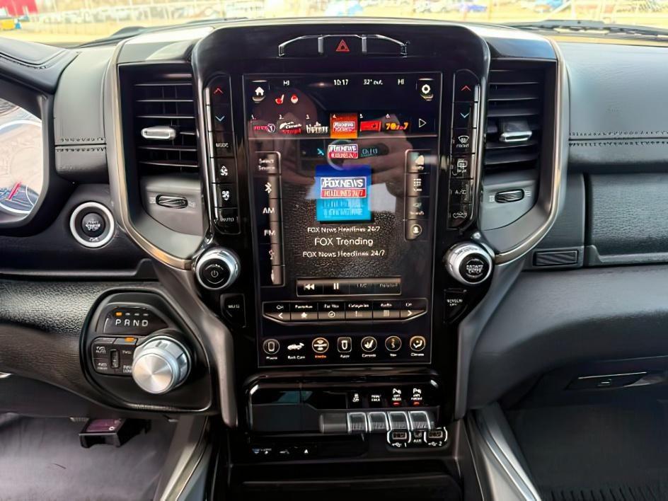 2019 BLUE /Black Ram 1500 Rebel (1C6SRFLT0KN) with an HEMI 5.7L V-8 variable valve control engine, AUTOMATIC transmission, located at 1235 N Woodruff Ave., Idaho Falls, 83401, (208) 523-1053, 43.507172, -112.000488 - This 2019 Ram 1500 HEMI Sport stands out instantly with its eye-catching blue finish paired with matching blue Fuel wheels that give it a bold, custom street presence. Powered by a 5.7L HEMI V8, it brings strong, responsive performance that fits just as well for daily driving as it does for hauling- Photo#15