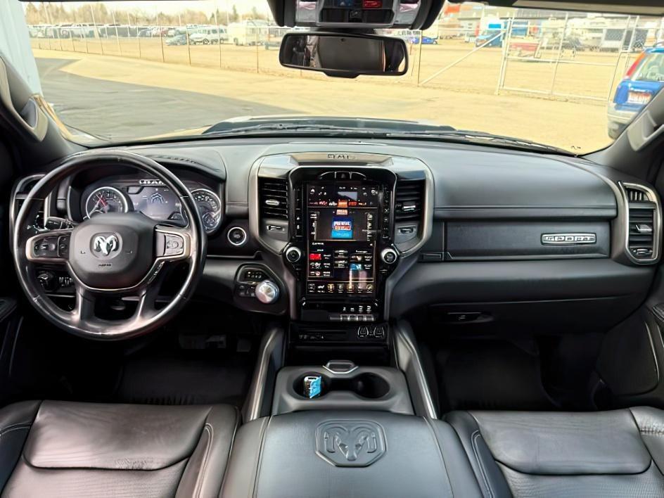 2019 BLUE /Black Ram 1500 Rebel (1C6SRFLT0KN) with an HEMI 5.7L V-8 variable valve control engine, AUTOMATIC transmission, located at 1235 N Woodruff Ave., Idaho Falls, 83401, (208) 523-1053, 43.507172, -112.000488 - This 2019 Ram 1500 HEMI Sport stands out instantly with its eye-catching blue finish paired with matching blue Fuel wheels that give it a bold, custom street presence. Powered by a 5.7L HEMI V8, it brings strong, responsive performance that fits just as well for daily driving as it does for hauling- Photo#22