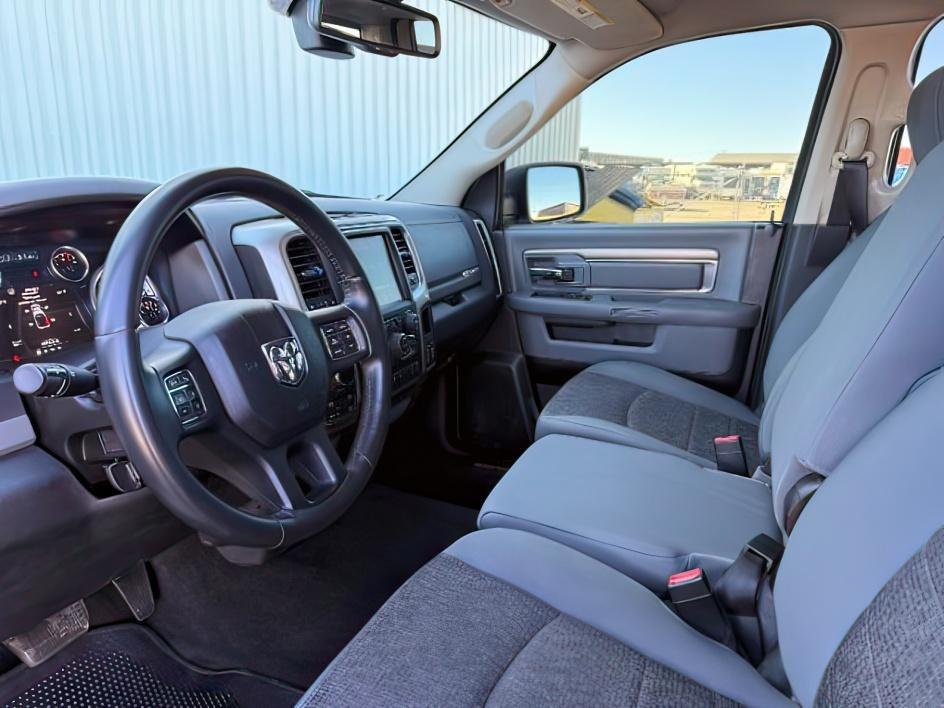 2017 WHITE /CLOTH Ram 1500 BIG HORN (1C6RR7GT9HS) with an 5.7L V8 engine, AUTOMATIC transmission, located at 1235 N Woodruff Ave., Idaho Falls, 83401, (208) 523-1053, 43.507172, -112.000488 - Full size truck space and everyday practicality come together in this 2017 Ram 1500 Crew Cab 4x4 equipped with a 5.7L HEMI V8 engine. The crew cab layout adds generous passenger room, making it a strong fit for family travel, commuting, and day to day driving while still maintaining the cargo flexib- Photo#14