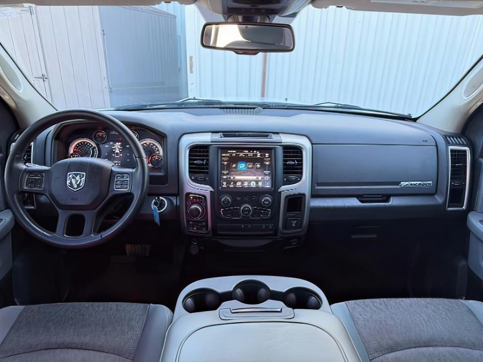 2017 WHITE /CLOTH Ram 1500 BIG HORN (1C6RR7GT9HS) with an 5.7L V8 engine, AUTOMATIC transmission, located at 1235 N Woodruff Ave., Idaho Falls, 83401, (208) 523-1053, 43.507172, -112.000488 - Full size truck space and everyday practicality come together in this 2017 Ram 1500 Crew Cab 4x4 equipped with a 5.7L HEMI V8 engine. The crew cab layout adds generous passenger room, making it a strong fit for family travel, commuting, and day to day driving while still maintaining the cargo flexib- Photo#22