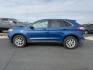 2021 BLUE /Ebony Ford Edge (2FMPK4J91MB) with an EcoBoost 2L I-4 gasoline direct injection engine, Automatic transmission, located at 1175 N Woodruff Ave, Idaho Falls, ID, 83401, 43.506901, -111.999657 - At Timberline Auto, finding a great deal on your next vehicle is always easy! Our experienced sales staff's goal is to help find you the right vehicle at the right price! Our knowledgeable finance department has options for almost any credit score. We offer extended service contract options to prote - Photo#1