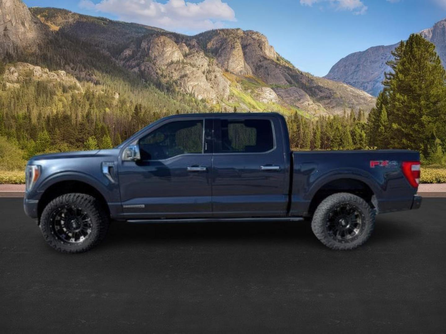 2021 BLUE /Black Ford F-150 (1FTFW1ED2MF) with an 35L V6 POWER BOOST HYBRID engine, Automatic transmission, located at 1175 N Woodruff Ave, Idaho Falls, ID, 83401, 43.506901, -111.999657 - At Timberline Auto, finding a great deal on your next vehicle is always easy! Our experienced sales staff's goal is to help find you the right vehicle at the right price! Our knowledgeable finance department has options for almost any credit score. We offer extended service contract options to prote - Photo#1
