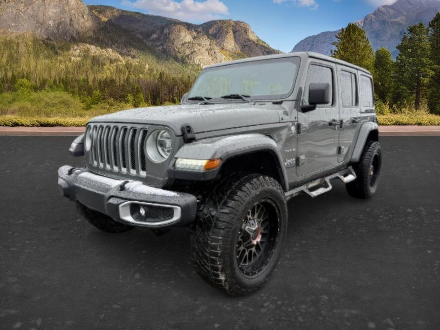 2019 GRAY /Black Jeep Wrangler Unlimited (1C4HJXEG4KW) with an Pentastar 36L V-6 DOHC engine, Automatic transmission, located at 1175 N Woodruff Ave, Idaho Falls, ID, 83401, 43.506901, -111.999657 - At Timberline Auto, finding a great deal on your next vehicle is always easy! Our experienced sales staff's goal is to help find you the right vehicle at the right price! Our knowledgeable finance department has options for almost any credit score. We offer extended service contract options to prote - Photo#0