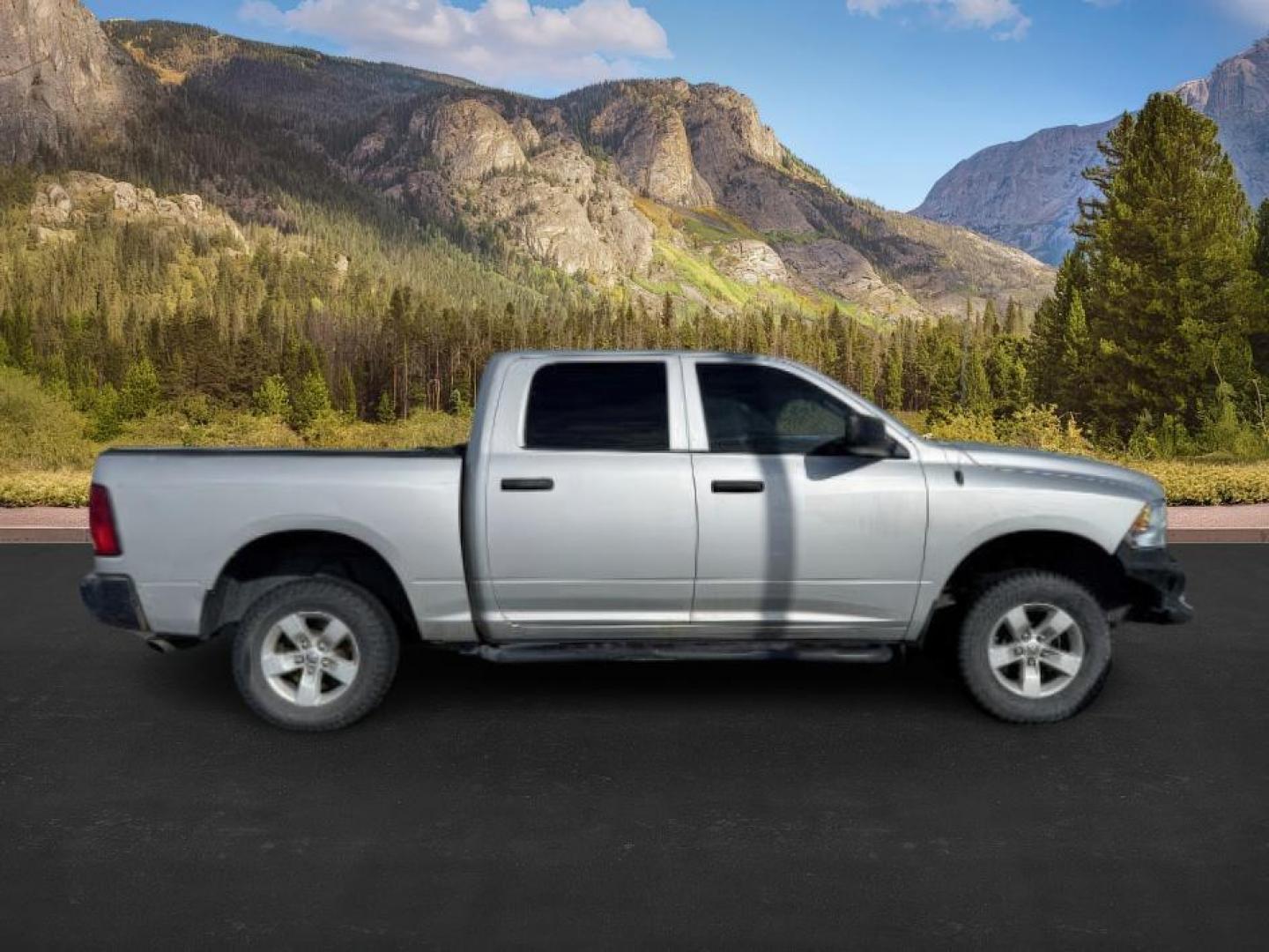 2014 SILVER /CLOTH Ram 1500 (1C6RR7XT4ES) with an 57 V8 engine, Automatic transmission, located at 1175 N Woodruff Ave, Idaho Falls, ID, 83401, 43.506901, -111.999657 - At Timberline Auto, finding a great deal on your next vehicle is always easy! Our experienced sales staff's goal is to help find you the right vehicle at the right price! Our knowledgeable finance department has options for almost any credit score. We offer extended service contract options to prote - Photo#0