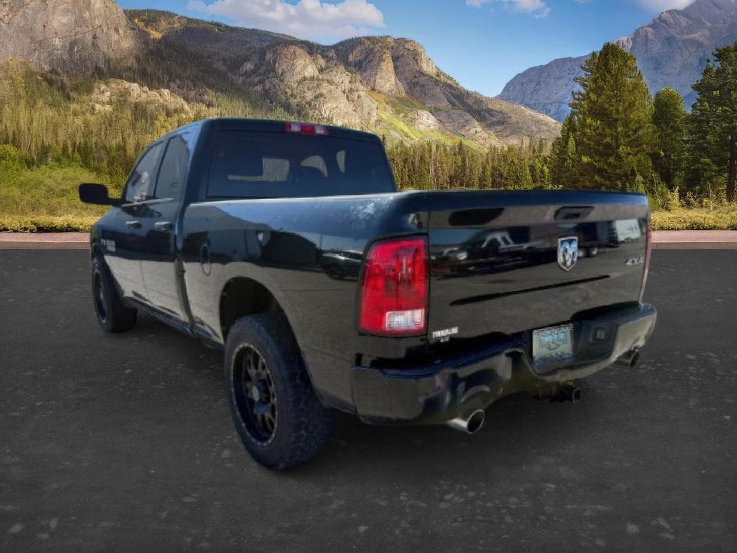2014 Black Clearcoat /Diesel Gray/Black Ram 1500 (1C6RR7FT9ES) with an HEMI 57L V-8 variable valve control engine, Automatic transmission, located at 1175 N Woodruff Ave, Idaho Falls, ID, 83401, 43.506901, -111.999657 - At Timberline Auto, finding a great deal on your next vehicle is always easy! Our experienced sales staff's goal is to help find you the right vehicle at the right price! Our knowledgeable finance department has options for almost any credit score. We offer extended service contract options to prote - Photo#2