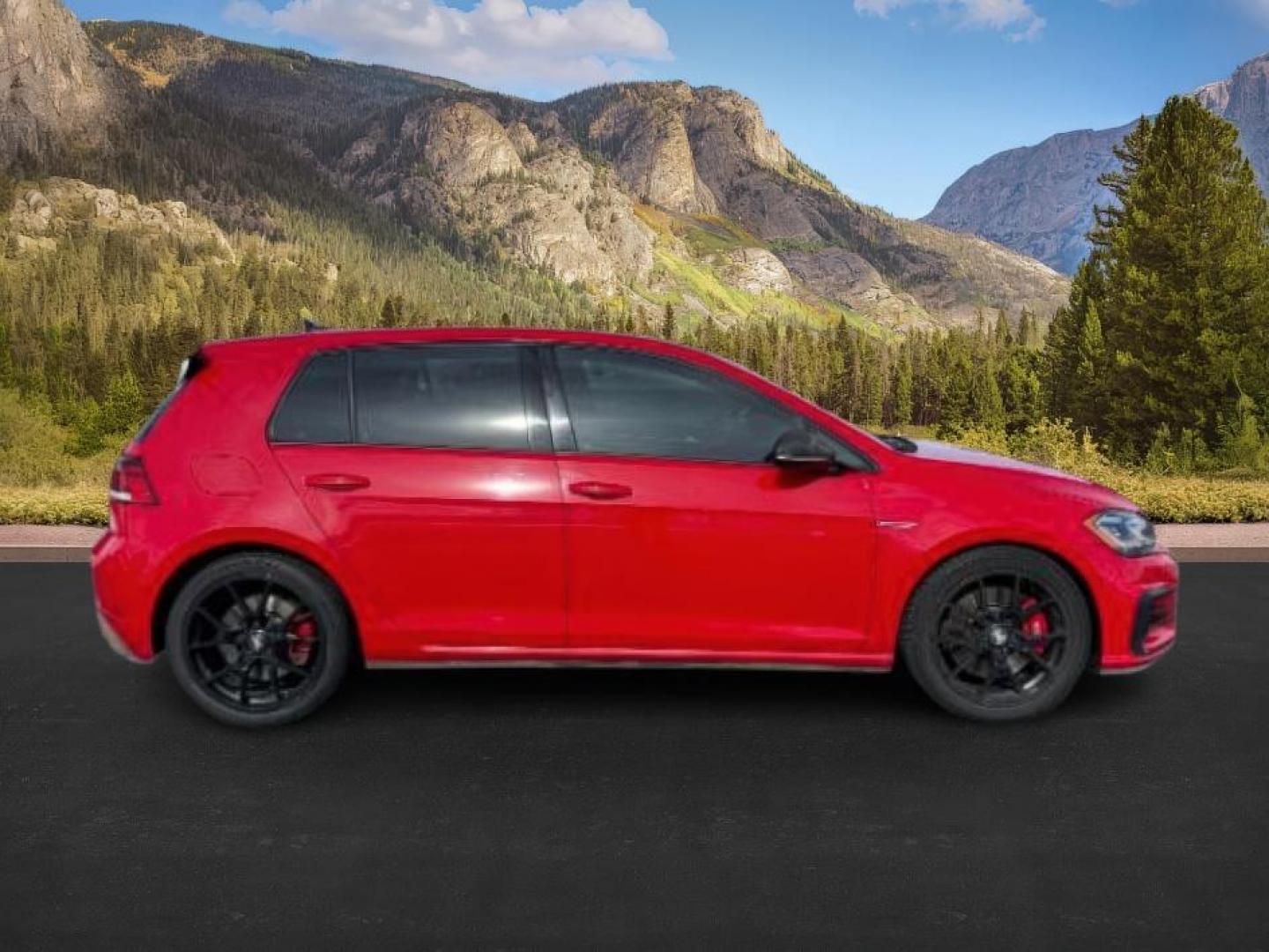 2018 RED /LEATHER Volkswagen Golf GTI (3VW447AU0JM) with an 2L I-4 gasoline direct injection engine, Automatic transmission, located at 1175 N Woodruff Ave, Idaho Falls, ID, 83401, 43.506901, -111.999657 - Photo#0