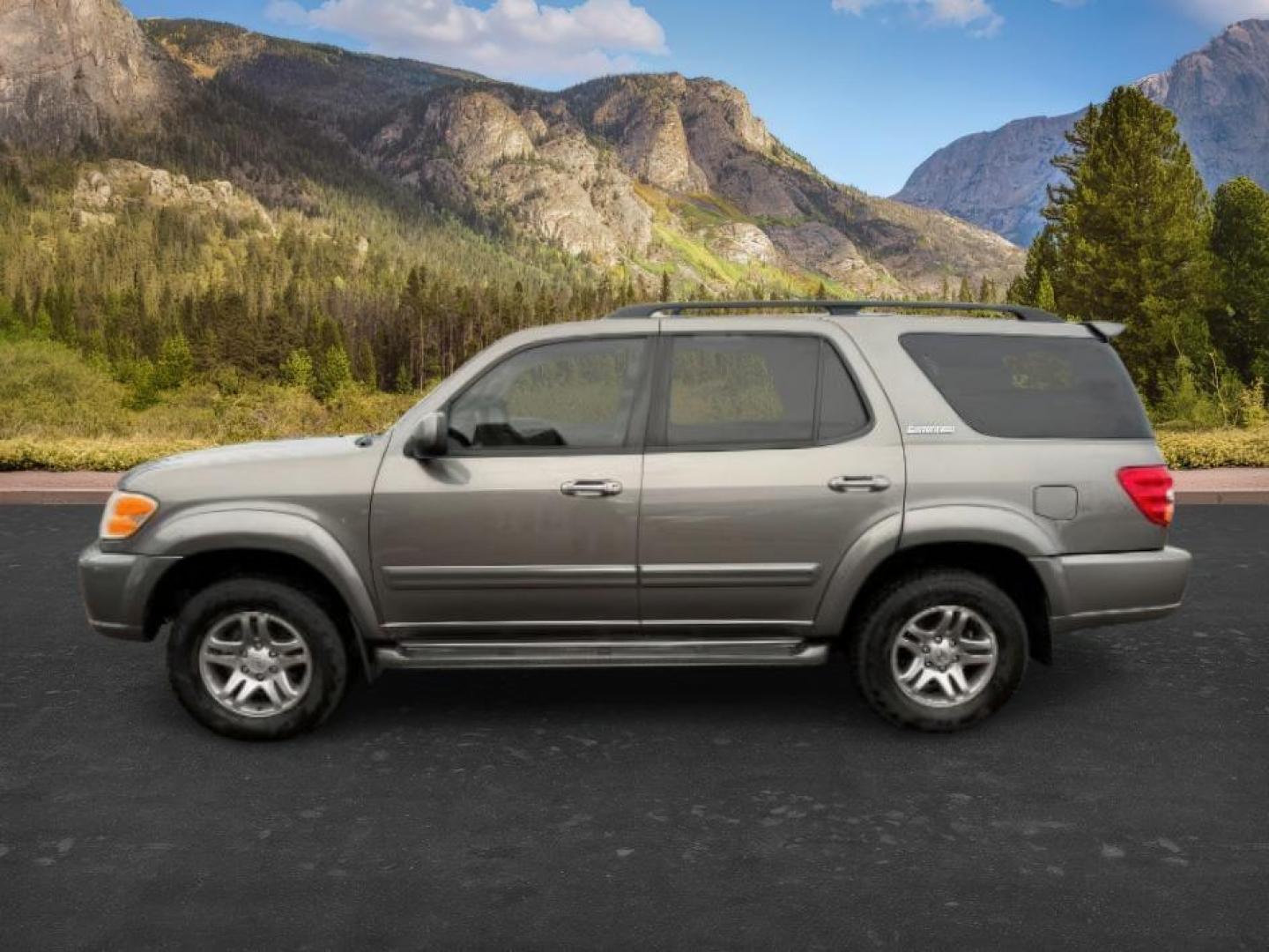 2004 GRAY /Charcoal Toyota Sequoia (5TDBT48A74S) with an 47L V-8 DOHC engine, Automatic transmission, located at 1175 N Woodruff Ave, Idaho Falls, ID, 83401, 43.506901, -111.999657 - At Timberline Auto, finding a great deal on your next vehicle is always easy! Our experienced sales staff's goal is to help find you the right vehicle at the right price! Our knowledgeable finance department has options for almost any credit score. We offer extended service contract options to prote - Photo#1