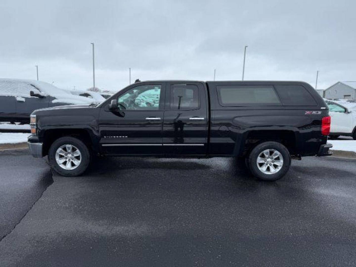 2014 BLACK /Jet Black Chevrolet Silverado 1500 (1GCVKSEC6EZ) with an EcoTec3 53L V-8 gasoline direct injection engine, Automatic transmission, located at 1175 N Woodruff Ave, Idaho Falls, ID, 83401, 43.506901, -111.999657 - Photo#1