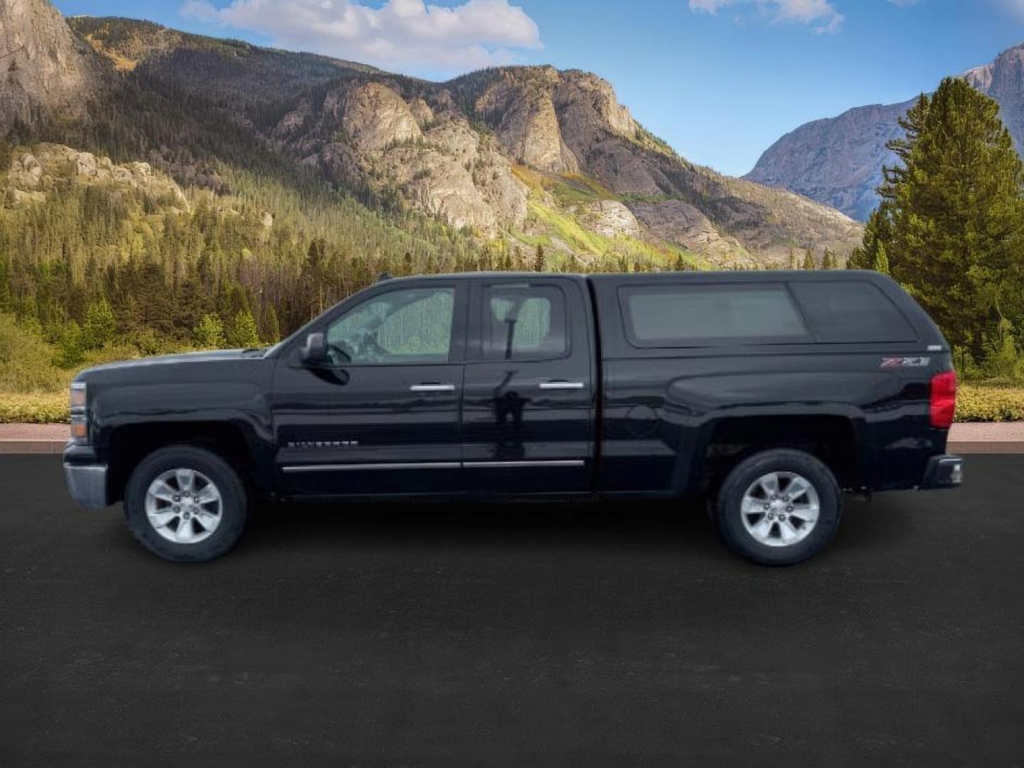 2014 BLACK /Jet Black Chevrolet Silverado 1500 (1GCVKSEC6EZ) with an EcoTec3 53L V-8 gasoline direct injection engine, Automatic transmission, located at 1175 N Woodruff Ave, Idaho Falls, ID, 83401, 43.506901, -111.999657 - Photo#0