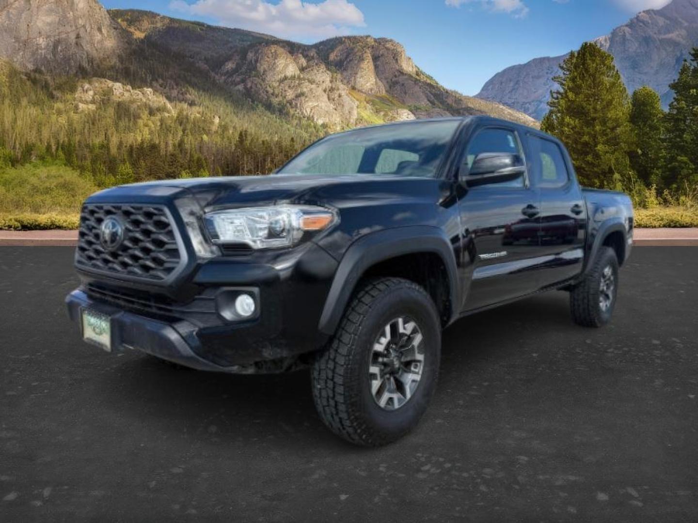 2021 Midnight Black Metallic /Black/Gun Metal Toyota Tacoma 4WD (3TMCZ5AN1MM) with an 35L V-6 portdirect injection engine, Automatic transmission, located at 1175 N Woodruff Ave, Idaho Falls, ID, 83401, 43.506901, -111.999657 - At Timberline Auto, finding a great deal on your next vehicle is always easy! Our experienced sales staff's goal is to help find you the right vehicle at the right price! Our knowledgeable finance department has options for almost any credit score. We offer extended service contract options to prote - Photo#0