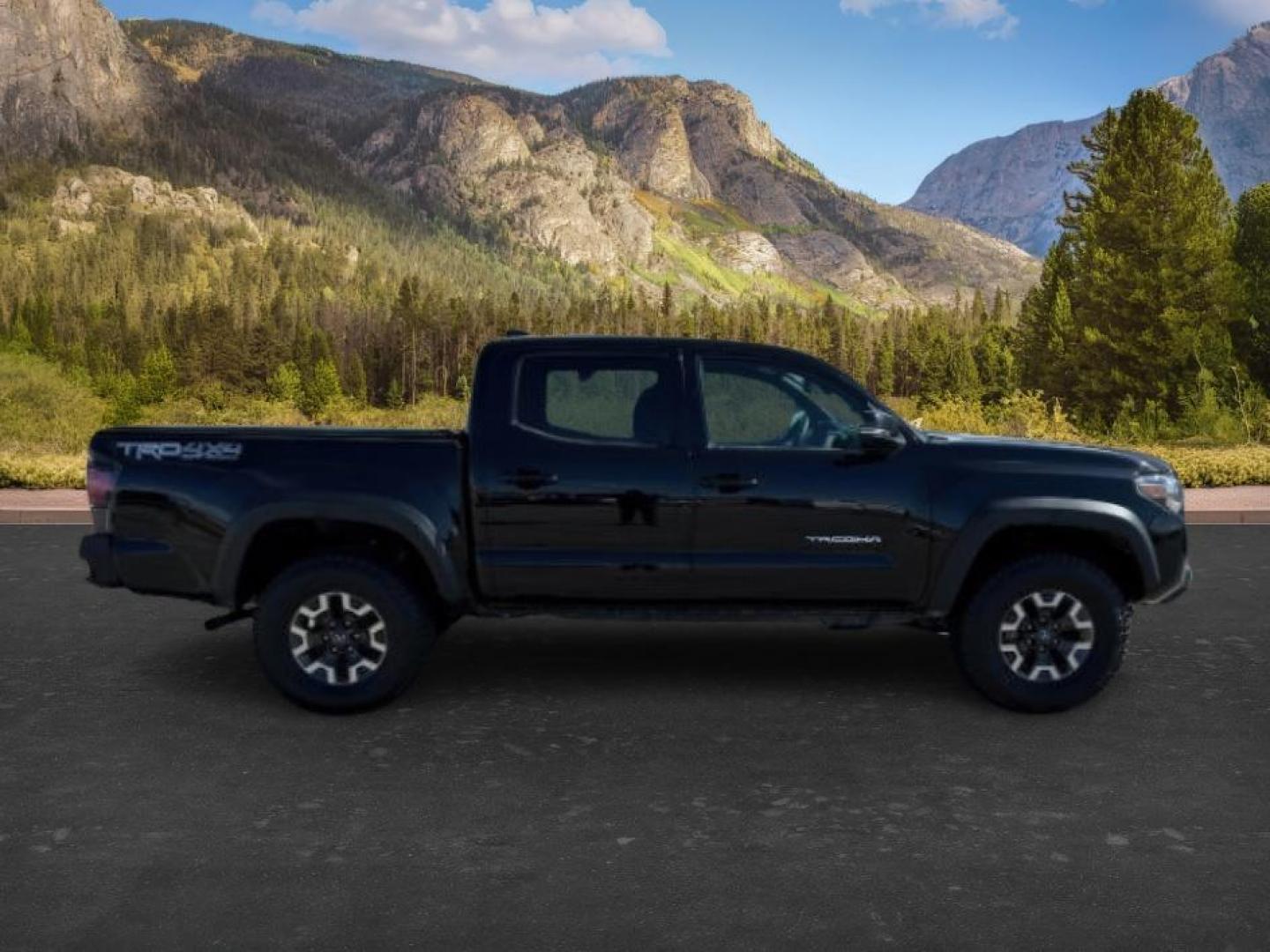 2021 Midnight Black Metallic /Black/Gun Metal Toyota Tacoma 4WD (3TMCZ5AN1MM) with an 35L V-6 portdirect injection engine, Automatic transmission, located at 1175 N Woodruff Ave, Idaho Falls, ID, 83401, 43.506901, -111.999657 - At Timberline Auto, finding a great deal on your next vehicle is always easy! Our experienced sales staff's goal is to help find you the right vehicle at the right price! Our knowledgeable finance department has options for almost any credit score. We offer extended service contract options to prote - Photo#7