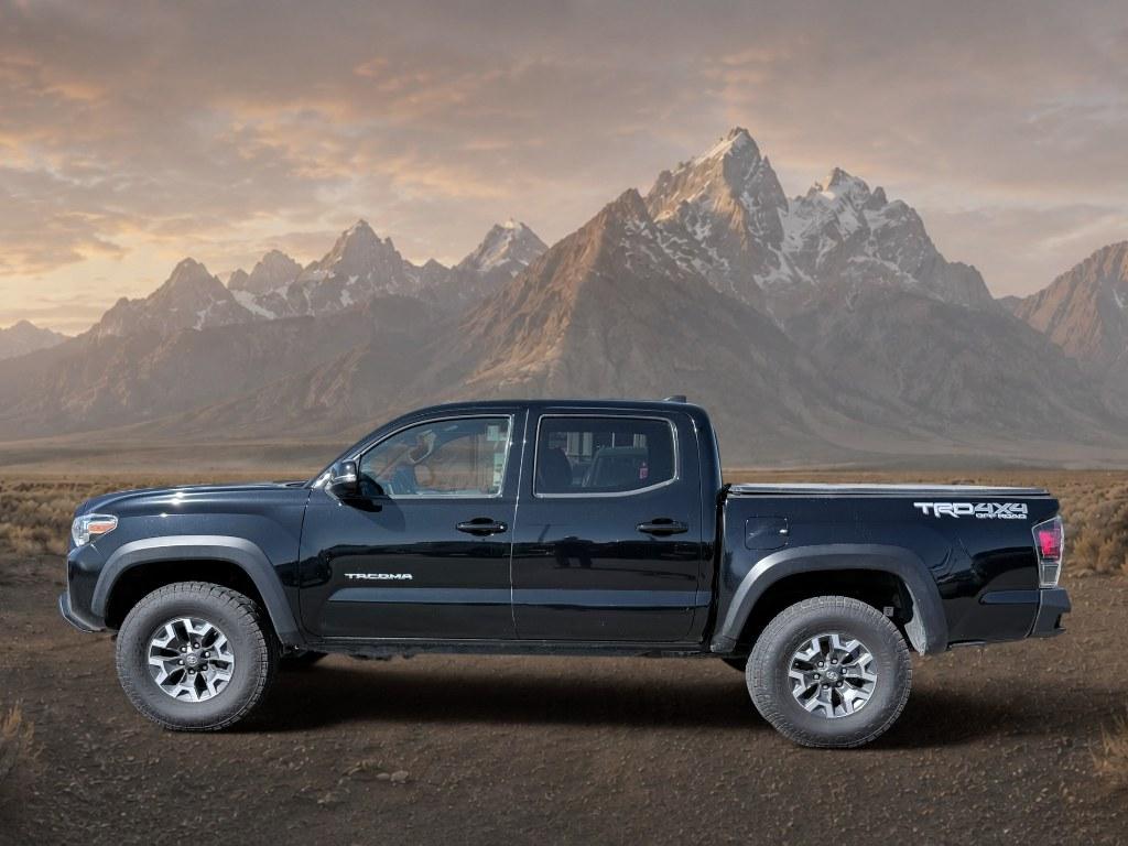 2021 Midnight Black Metallic /Cement Toyota Tacoma TRD Off Road (3TMCZ5AN1MM) with an V6, 3.5L engine, 6-speed automatic transmission, located at 1175 N Woodruff Ave, Idaho Falls, ID, 83401, 43.506901, -111.999657 - <b>Vehicle Details</b><br>Discover adventure-ready capability in this **pre-owned 2021 Toyota Tacoma TRD Off-Road 4WD** for sale in **Idaho Falls, ID**. Built for drivers who want rugged performance, smart technology, and everyday comfort, this Toyota Tacoma is powered by a strong **V6 3.5L gasoline- Photo#1