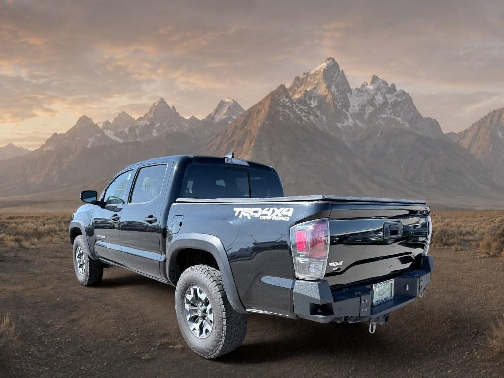 2021 Midnight Black Metallic /Cement Toyota Tacoma TRD Off Road (3TMCZ5AN1MM) with an V6, 3.5L engine, 6-speed automatic transmission, located at 1175 N Woodruff Ave, Idaho Falls, ID, 83401, 43.506901, -111.999657 - <b>Vehicle Details</b><br>Discover adventure-ready capability in this **pre-owned 2021 Toyota Tacoma TRD Off-Road 4WD** for sale in **Idaho Falls, ID**. Built for drivers who want rugged performance, smart technology, and everyday comfort, this Toyota Tacoma is powered by a strong **V6 3.5L gasoline- Photo#2