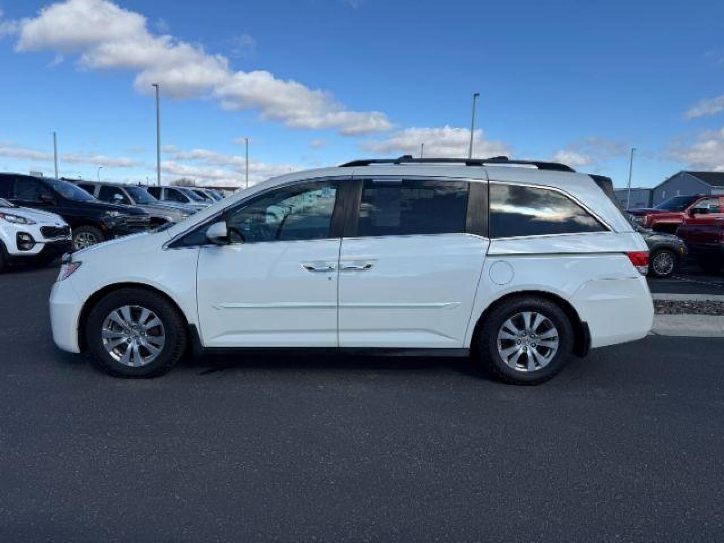 2016 White Diamond Pearl /Gray Honda Odyssey (5FNRL5H39GB) with an 35L V-6 i-VTEC variable valve control engine, Automatic transmission, located at 1175 N Woodruff Ave, Idaho Falls, ID, 83401, 43.506901, -111.999657 - At Timberline Auto, finding a great deal on your next vehicle is always easy! Our experienced sales staff's goal is to help find you the right vehicle at the right price! Our knowledgeable finance department has options for almost any credit score. We offer extended service contract options to prote - Photo#0