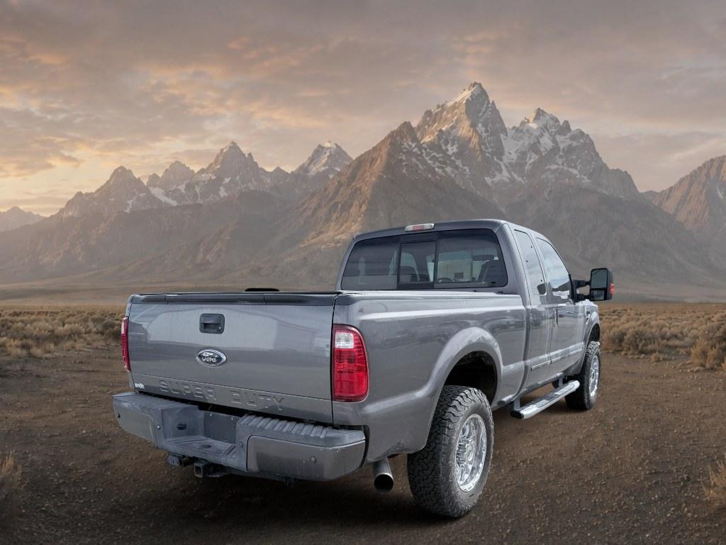 2008 Dark Stone Clearcoat Metallic /Black Ford F-250 XLT (1FTSX21R38E) with an V8, 6.4L engine, Automatic transmission, located at 1175 N Woodruff Ave, Idaho Falls, ID, 83401, 43.506901, -111.999657 - <b>Vehicle Details</b><br>This 2008 Ford F-250 Super Duty XLT is a heavy-duty pickup built to handle demanding jobs and weekend adventures with confidence. Equipped with 4WD and a powerful V8 6.4L Diesel engine, this Super Duty delivers the strength, torque, and durability drivers expect from a Ford- Photo#4