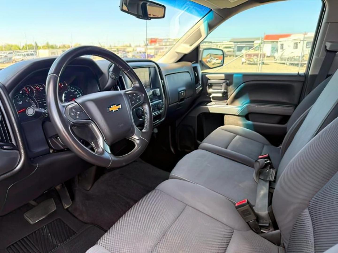 2019 BLACK /CLOTH Chevrolet Silverado 1500 Work Truck Double Cab 4WD (2GCVKPEC1K1) with an 5.3L V8 OHV 16V engine, 6-Speed Automatic transmission, located at 1235 N Woodruff Ave., Idaho Falls, 83401, (208) 523-1053, 43.507172, -112.000488 - At Timberline Auto, finding a great deal on your next vehicle is always easy! Our experienced sales staff's goal is to help find you the right vehicle at the right price! Our knowledgeable finance department has options for almost any credit score. We offer extended service contract options to prote - Photo#14